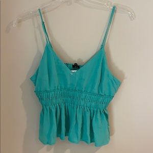 Shinestar spaghetti strap/hanging bra top